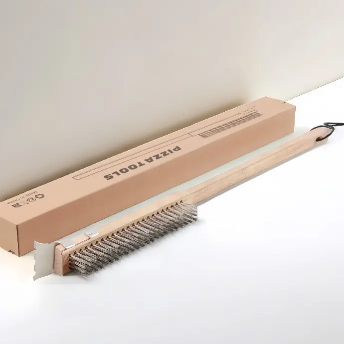 Wooden Handle Steel Wire Brush