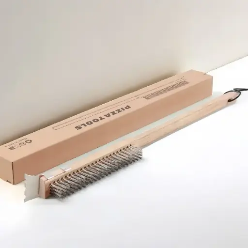 Wooden Handle Steel Wire Brush